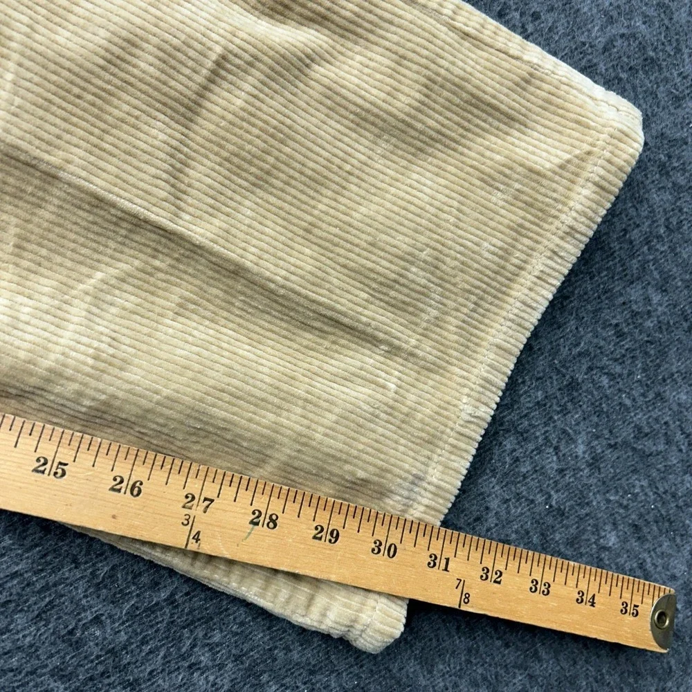 Ralph Lauren LRL‎ Jeans Womens 12 Khaki Classic Bootcut Corduroy Beige